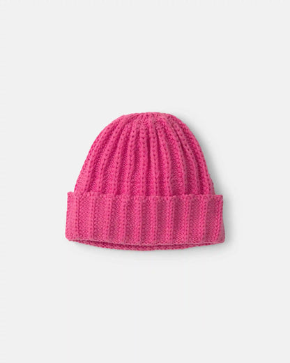 Toddler Girl Ribbed Beanie - Pink