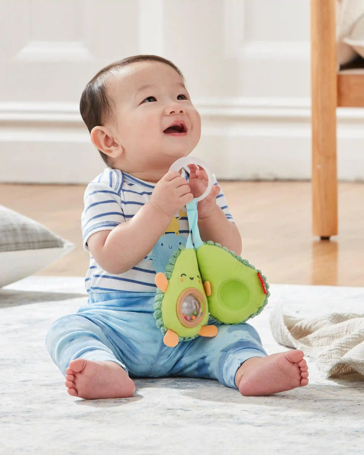 Farmstand Avocado Baby Stroller Toy