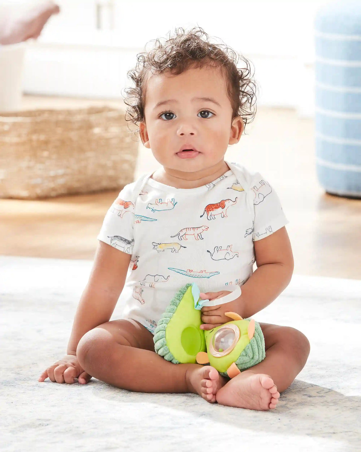 Farmstand Avocado Baby Stroller Toy