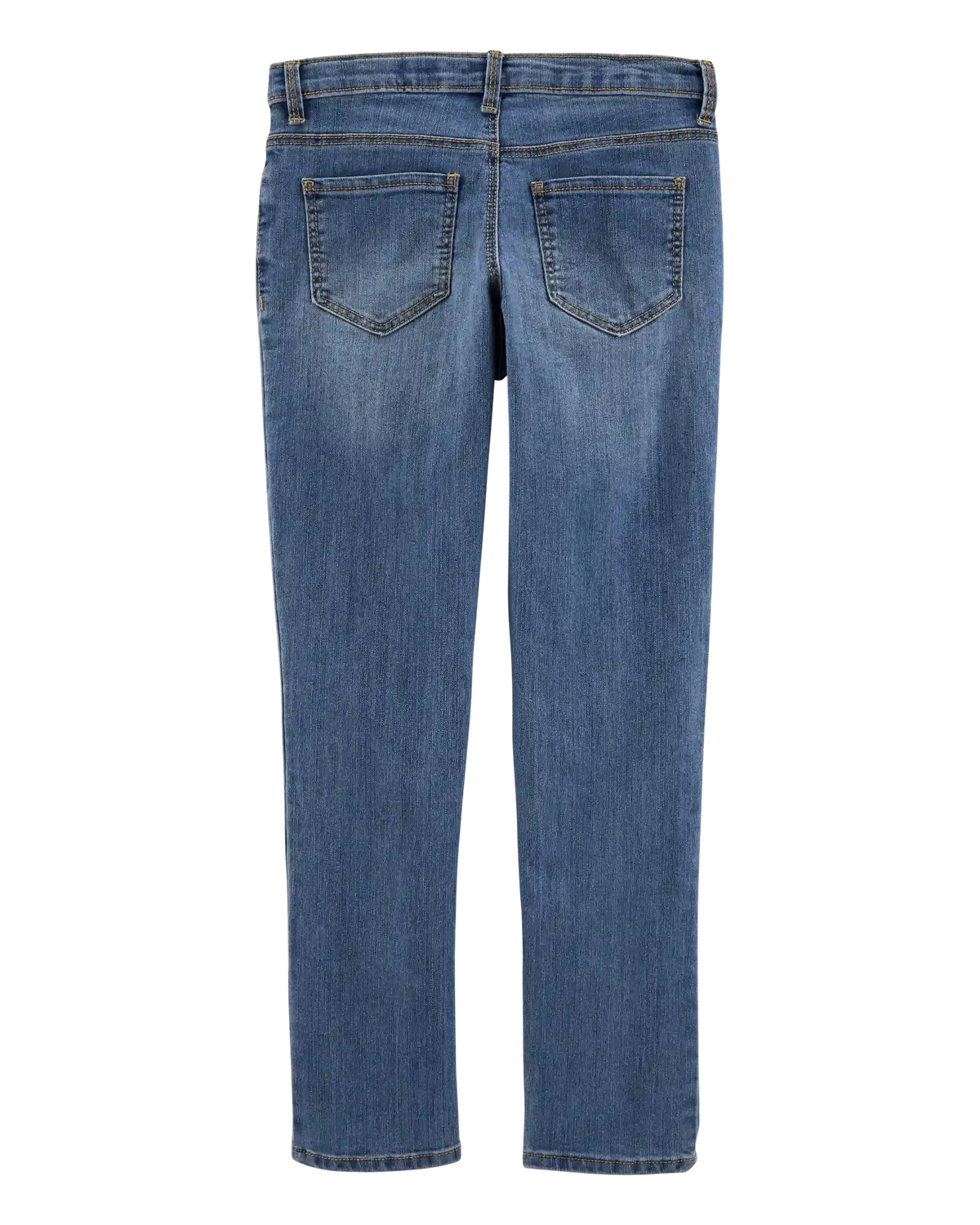 Girls Medium Wash Skinny-Leg Jeans