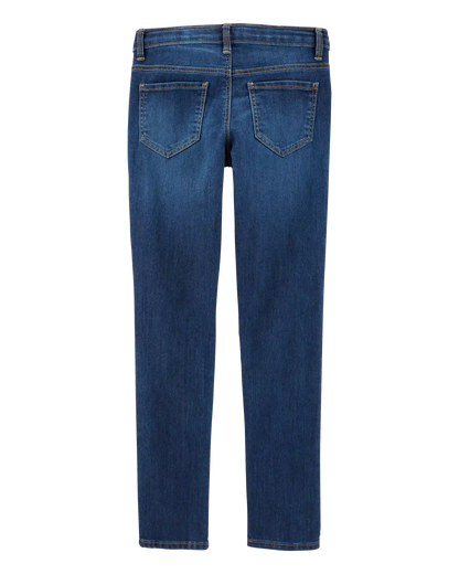 Kid Dark Wash Super Skinny-Leg Jeans