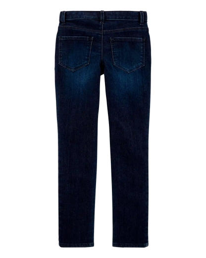 Kid Dark Wash Slim-Fit Skinny-Leg Jeans