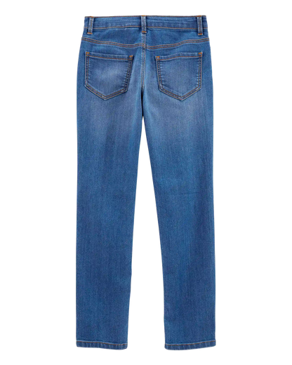 Kid Medium Blue Wash Slim-Fit Skinny-Leg Jeans