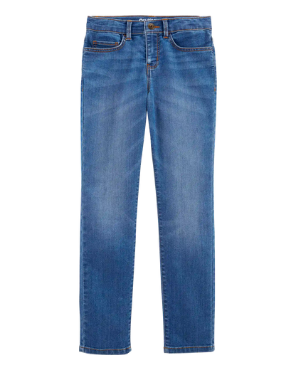 Kid Medium Blue Wash Slim-Fit Skinny-Leg Jeans