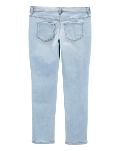 Kid Blue Ice Wash Plus-Fit Skinny-Leg Jeans