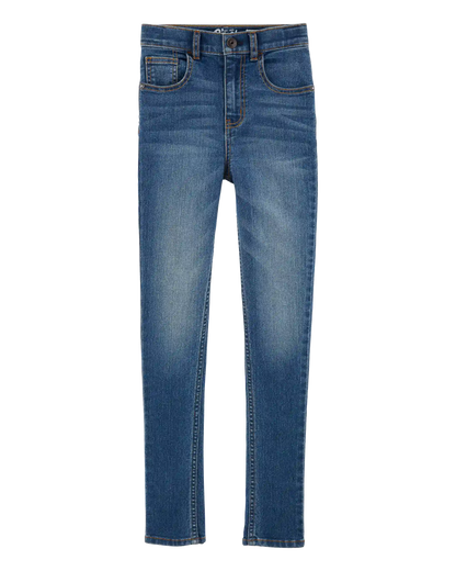 Kid Medium Blue Wash Skinny-Leg Jeans