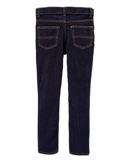 Kid Dark Blue Wash Skinny-Leg Jeans