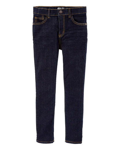 Kid Dark Blue Wash Skinny-Leg Jeans