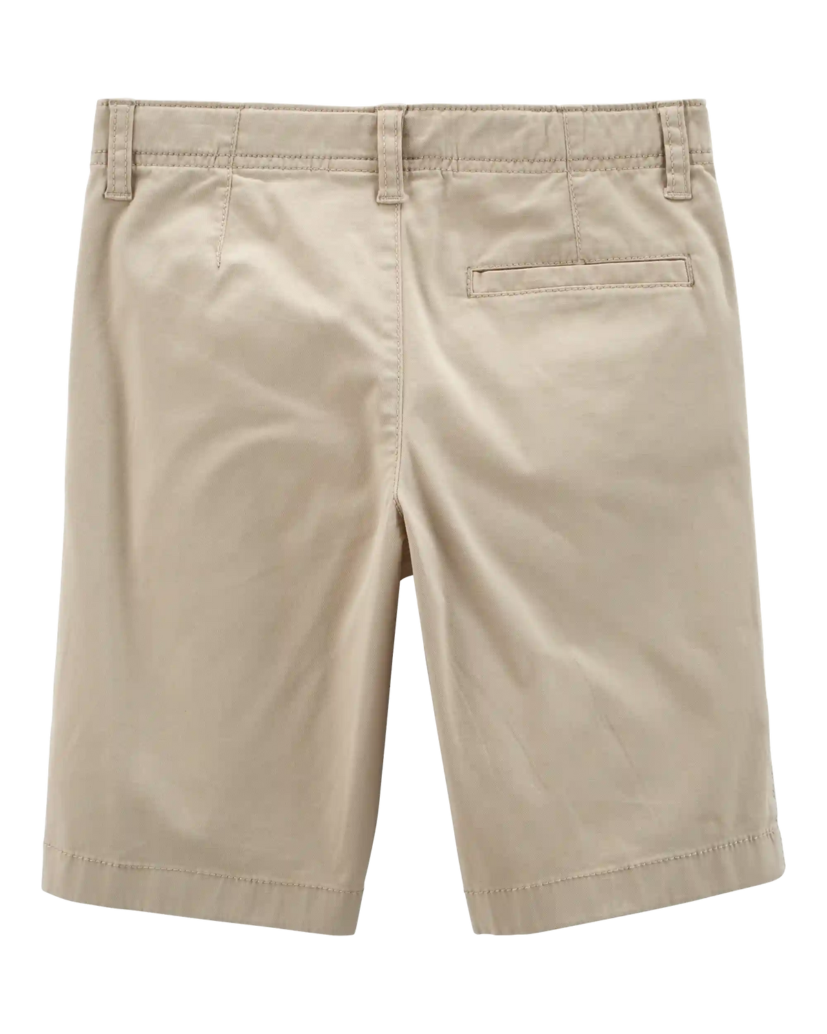 Boys Stretch Chino Uniform Shorts - Khaki
