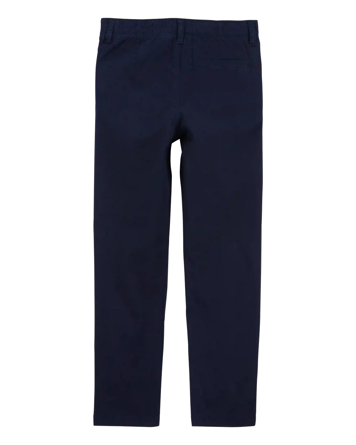 Boys Husky Fit Stretch Chino Pants - Navy