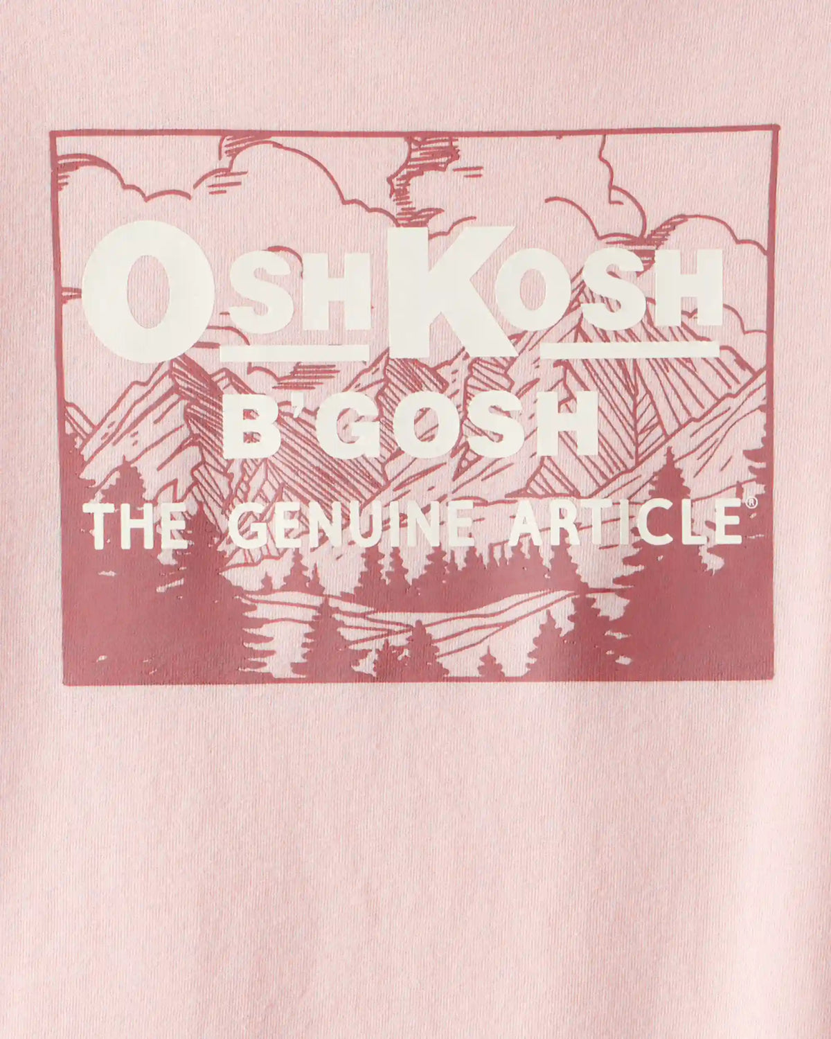 Girls Vintage OshKosh B'Gosh Long-Sleeve Graphic Tee - Pink