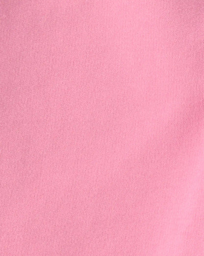 Girls French Terry Wide-Leg Pants - Pink