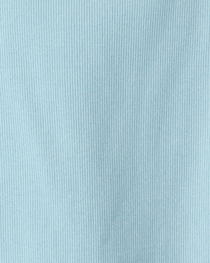 Girls Rib Top - Blue