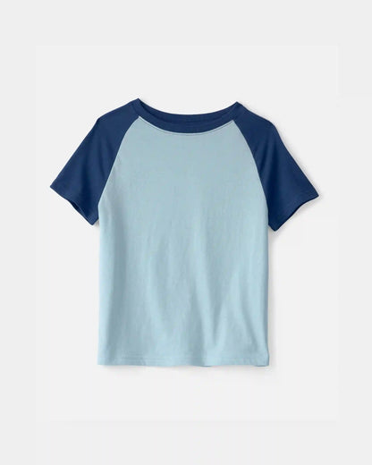 Kids Colorblock T-Shirt - Blue