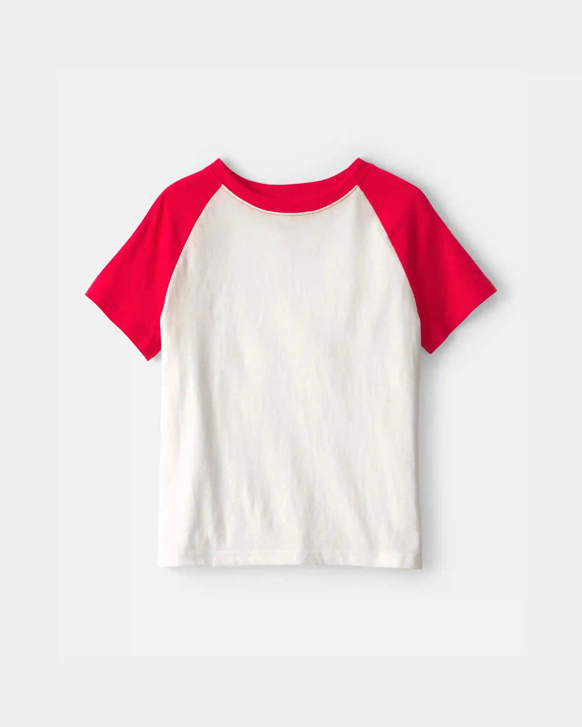 Kids Colorblock T-Shirt - Red/White