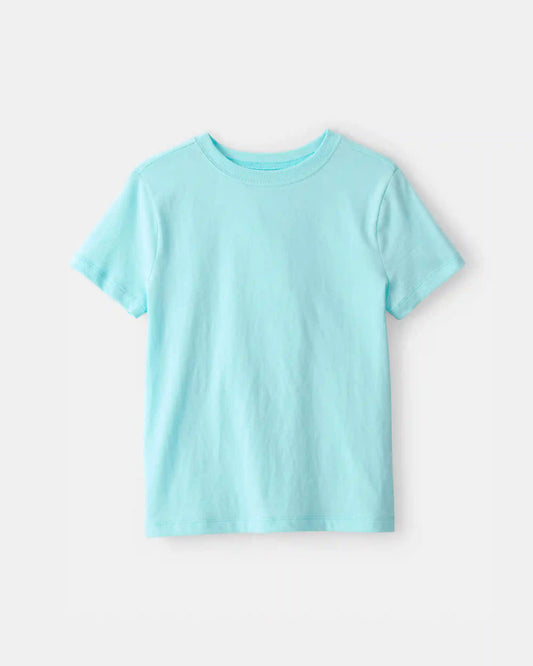 Kids Solid T-Shirt - Blue