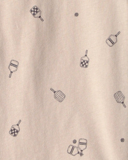 Kids Pickleball T-Shirt - Brown
