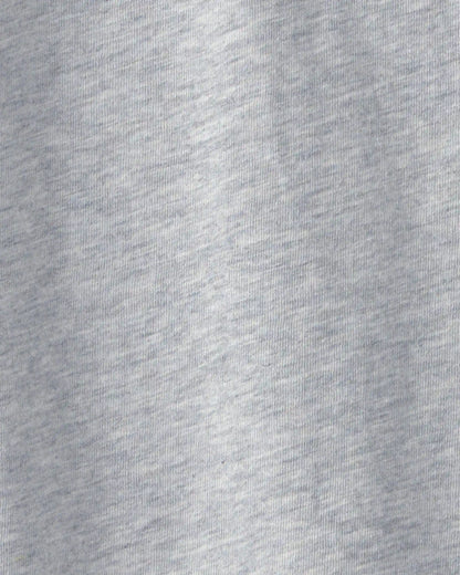 Boys Solid Henley T-Shirt - Grey