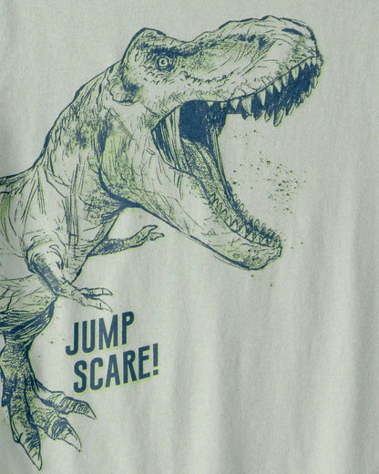 Boys Dinosaur Graphic Tee - Green
