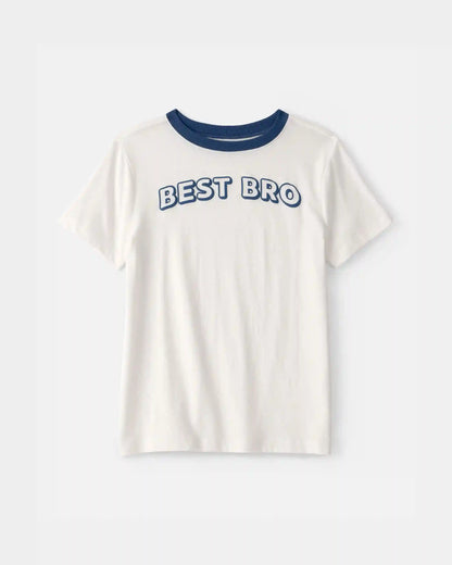 Boys 'Best Bro' Graphic Tee - Ivory