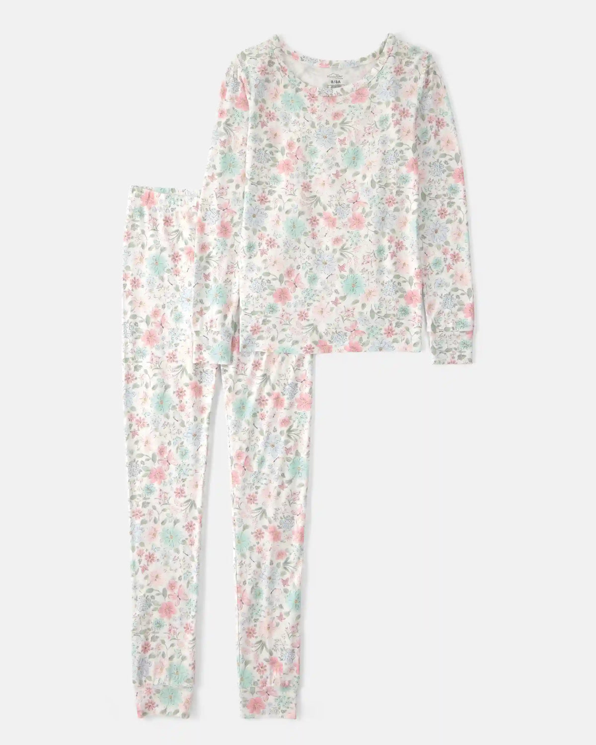 Girls Butterfly Garden PurelySoft 2-Piece Pajama Set