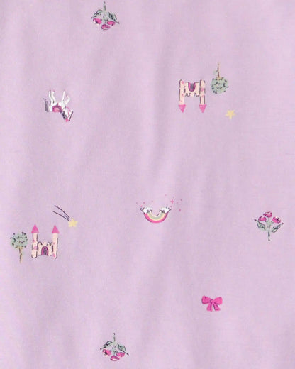 Girls Fairytale PurelySoft 2-Piece Pajama Set - Purple
