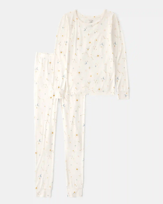 Kids Constellation PurelySoft 2-Piece Pajama Set - Cream