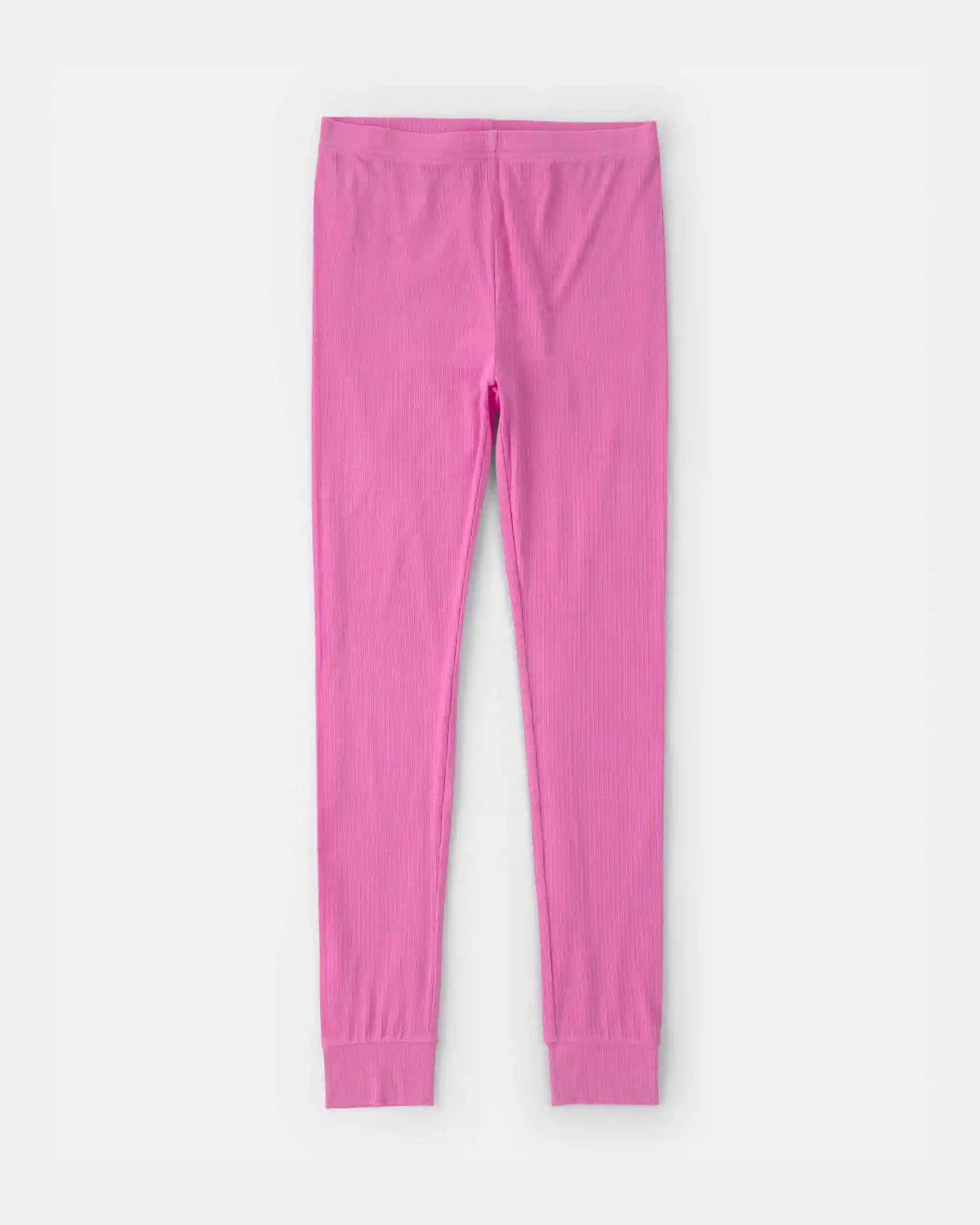 Girls PurelySoft Short-Sleeve Snug Fit 2-Piece Pajama Set - Pink