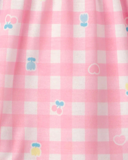 Girls 2-Piece Hello Kitty® Short-Sleeve Pajama Set - Pink