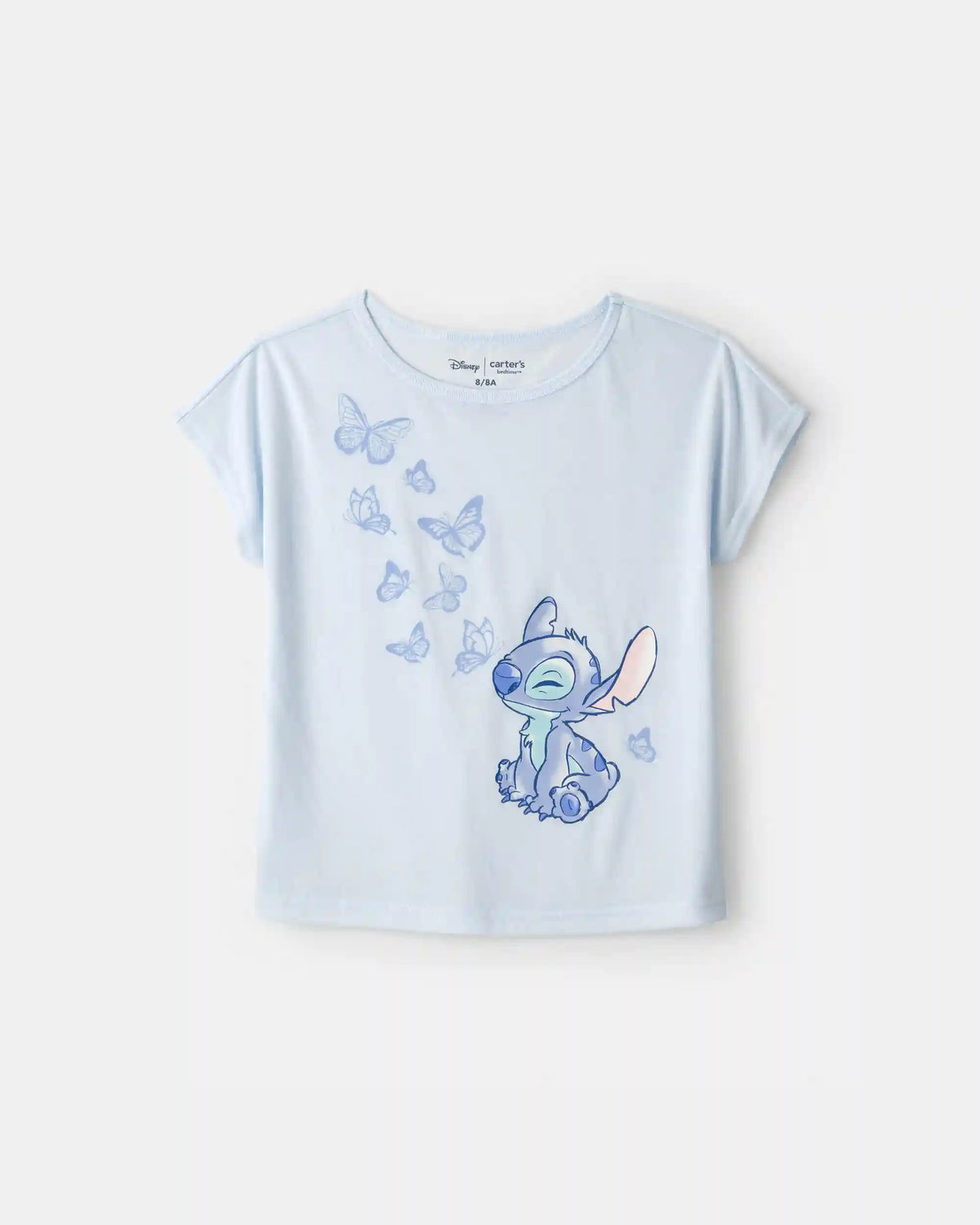 Girls 2-Piece Disney© Lilo & Stitch Short-Sleeve Pajama Set - Blue