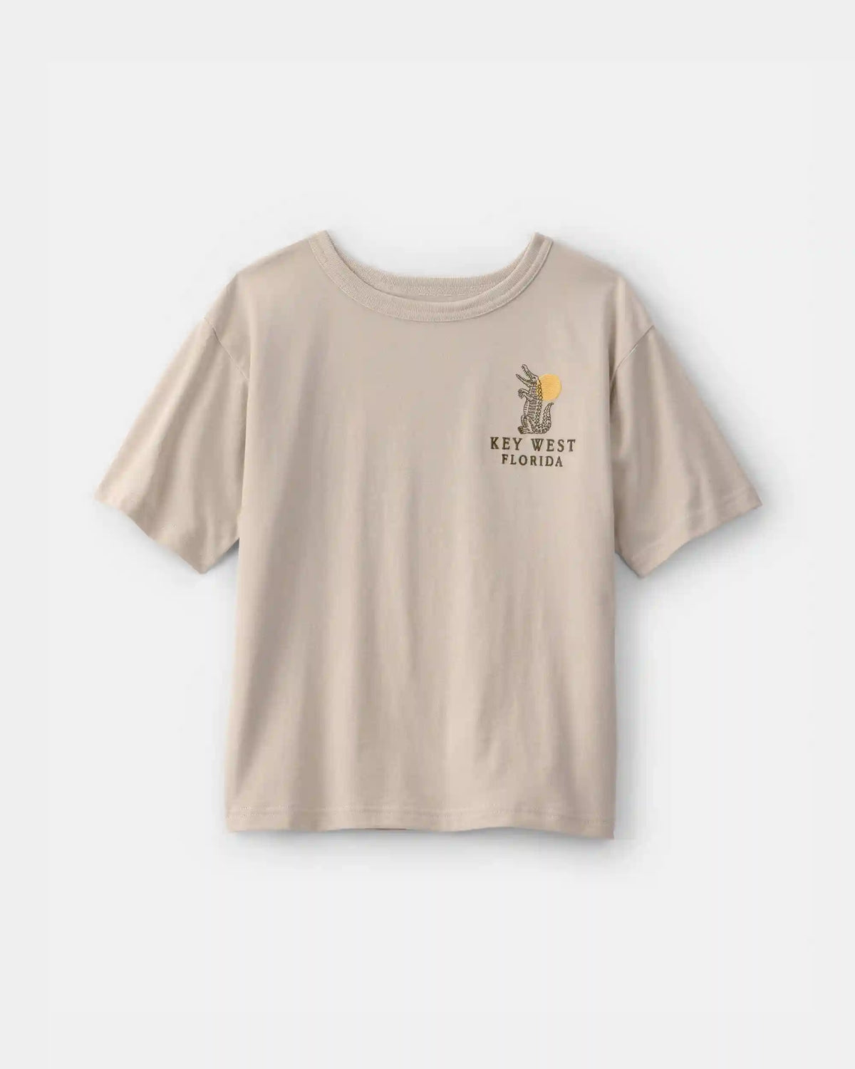Boys Key West Graphic Tee - Beige