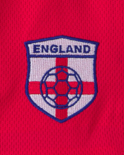 Kids Umbro England Mesh Soccer Shorts - Red/Blue/White