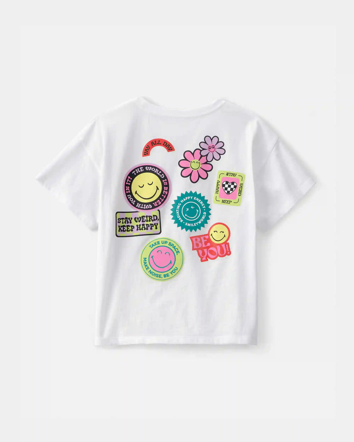 Girls SmileyWorld® Graphic Tee - White