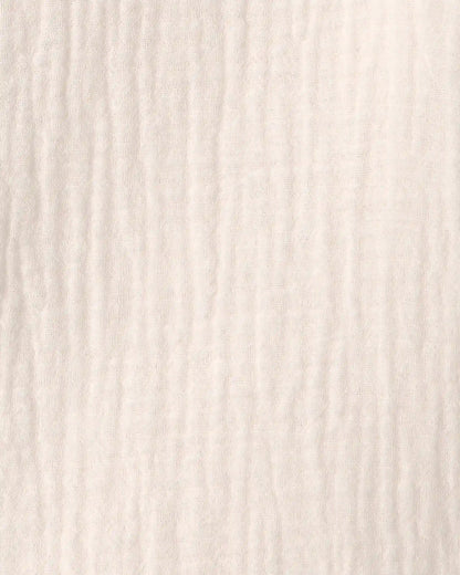 Girls Gauze Short-Sleeve Top - Cream