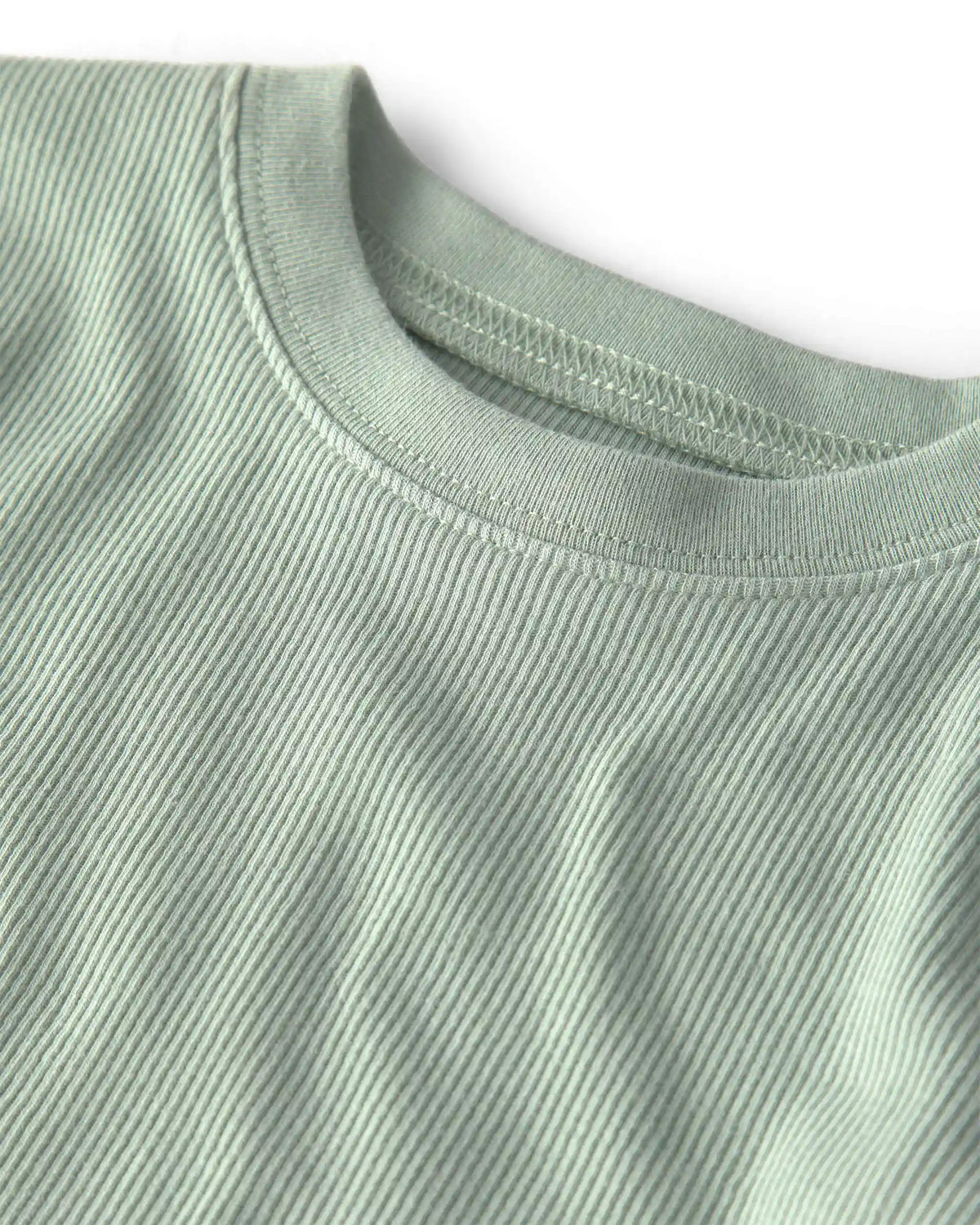 Kids 2-Piece Organic Cotton Ribbed Pajamas