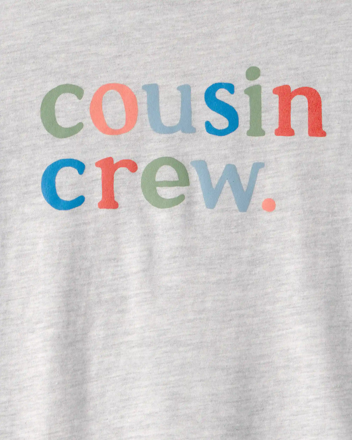 Kids 'Cousin Crew' Graphic Tee - Grey