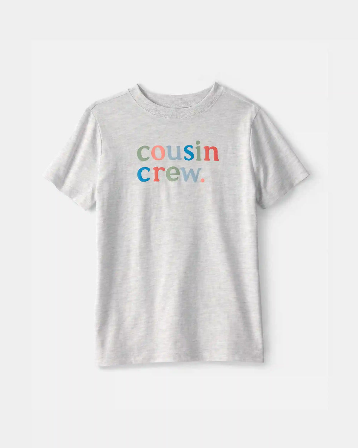 Kids 'Cousin Crew' Graphic Tee - Grey
