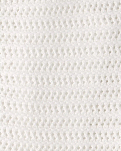 Girls 2-Piece Sweater Top Set - White