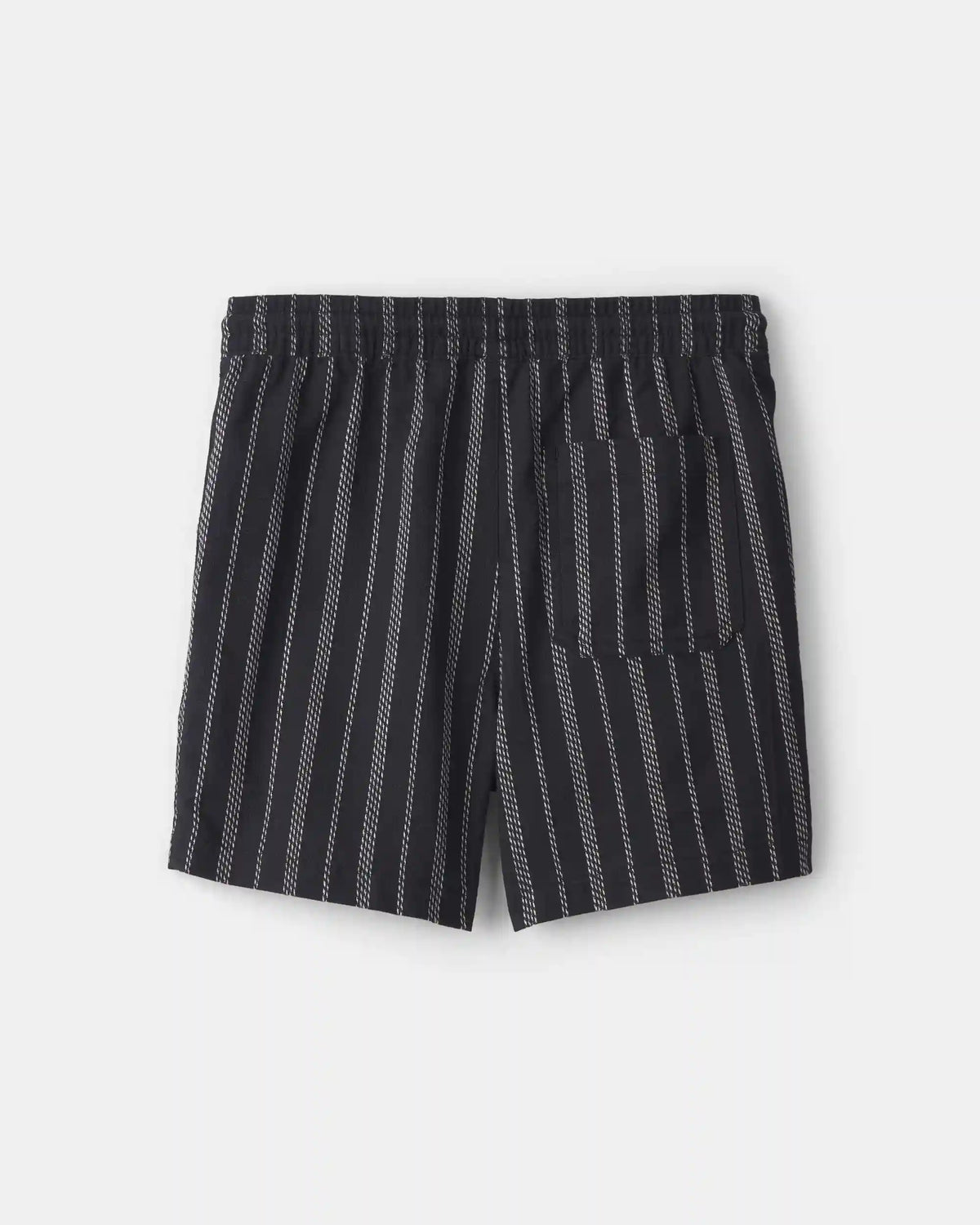 Boys Striped Shorts - Black