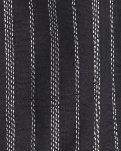 Boys Striped Shorts - Black