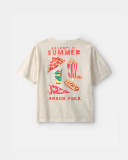 Boys 'Summer Snack Pack' Graphic Tee - Cream