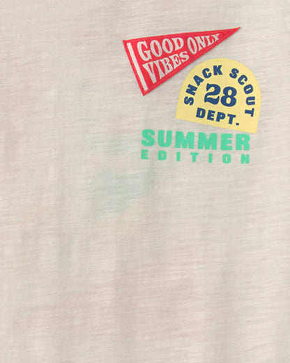 Boys 'Summer Snack Pack' Graphic Tee - Cream