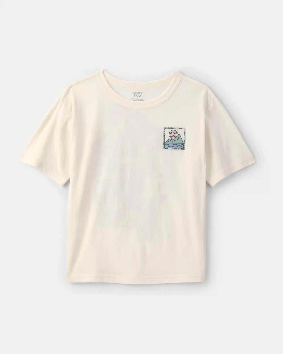 Boys Landscape Graphic Tee - Cream