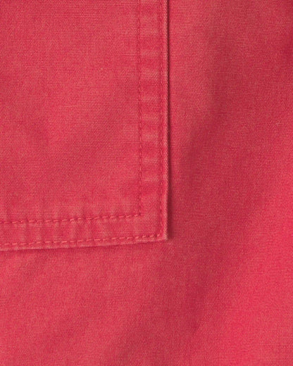 Boys Canvas Cargo Shorts - Red
