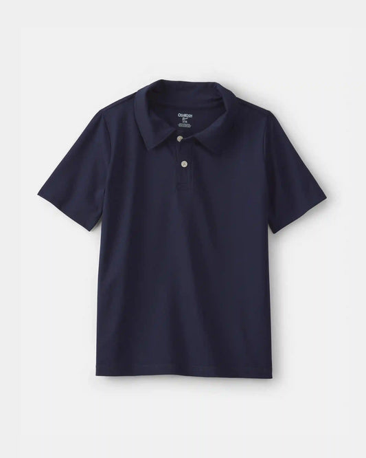 Boys Uniform Active Polo Shirt - Navy