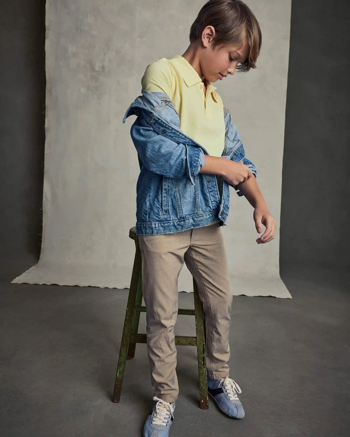 Boys Uniform Active Pants - Khaki