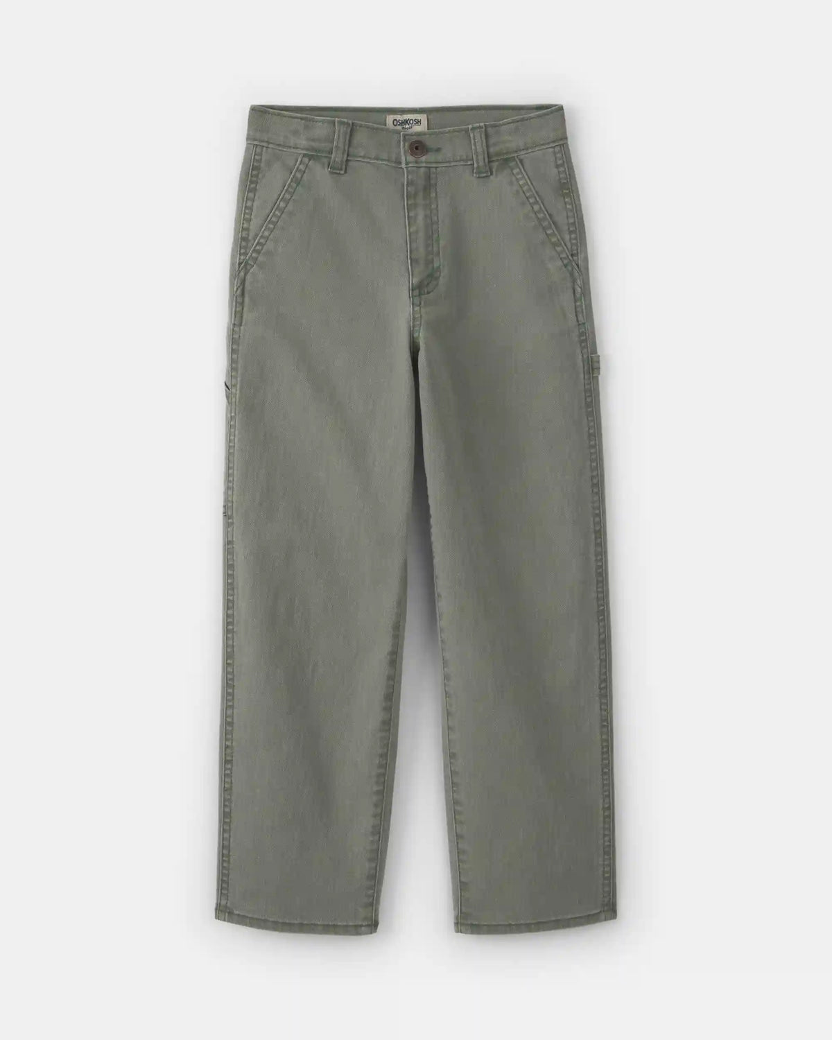 Boys Straight-Leg Pants - Green