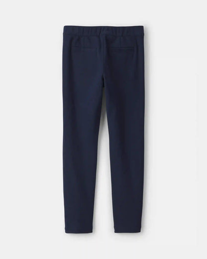 Girls Uniform Ponte Skinny Pants - Navy