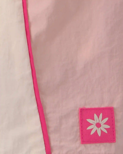 Girls Colorblock Skort - Ivory/Pink