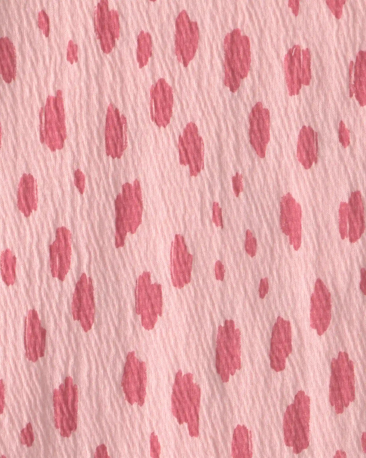 Girls Dots Short-Sleeve Top - Pink